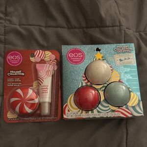 EOS Holiday Lip Balm Trio with Candy Cane Design